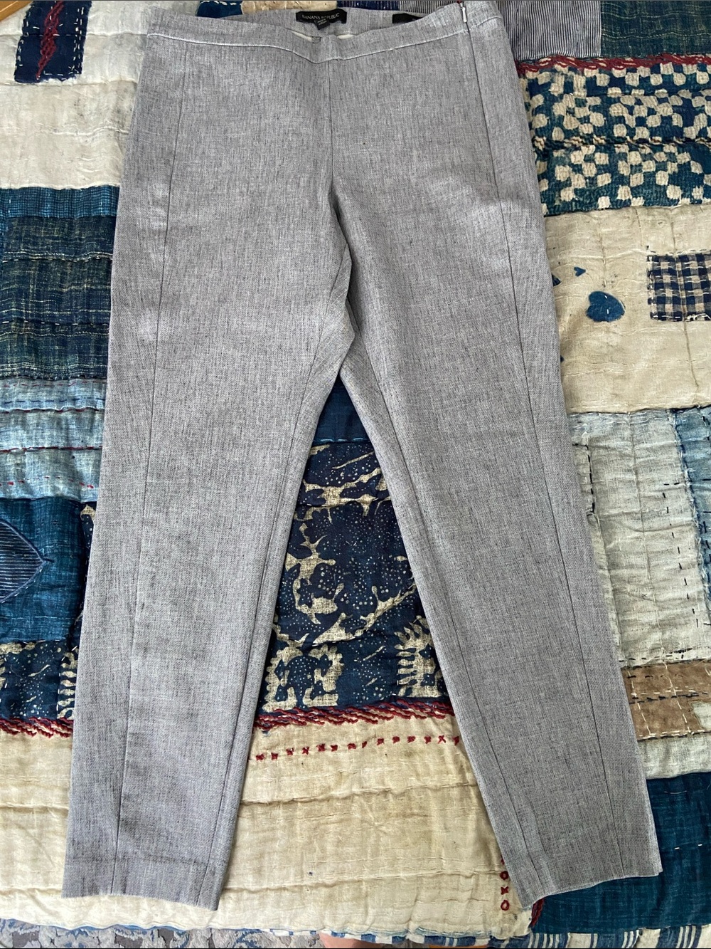 Banana Republic Devon Skinny Gray Dress Pants - Short/Petite